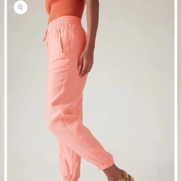 Athletha Women's Retreat Linen Pant Size 2 Petite. - Picture 2 of 13